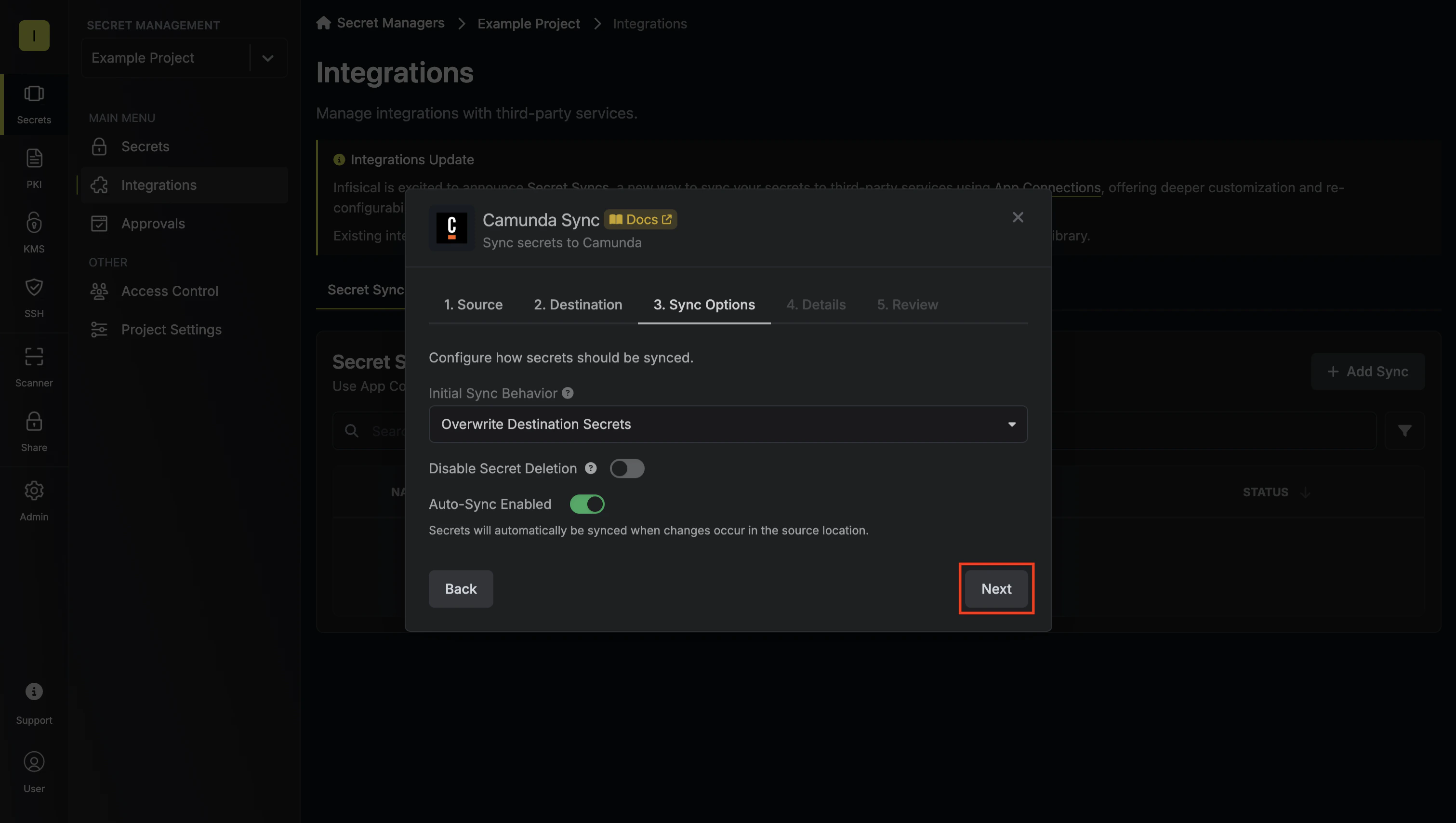 Configure Options