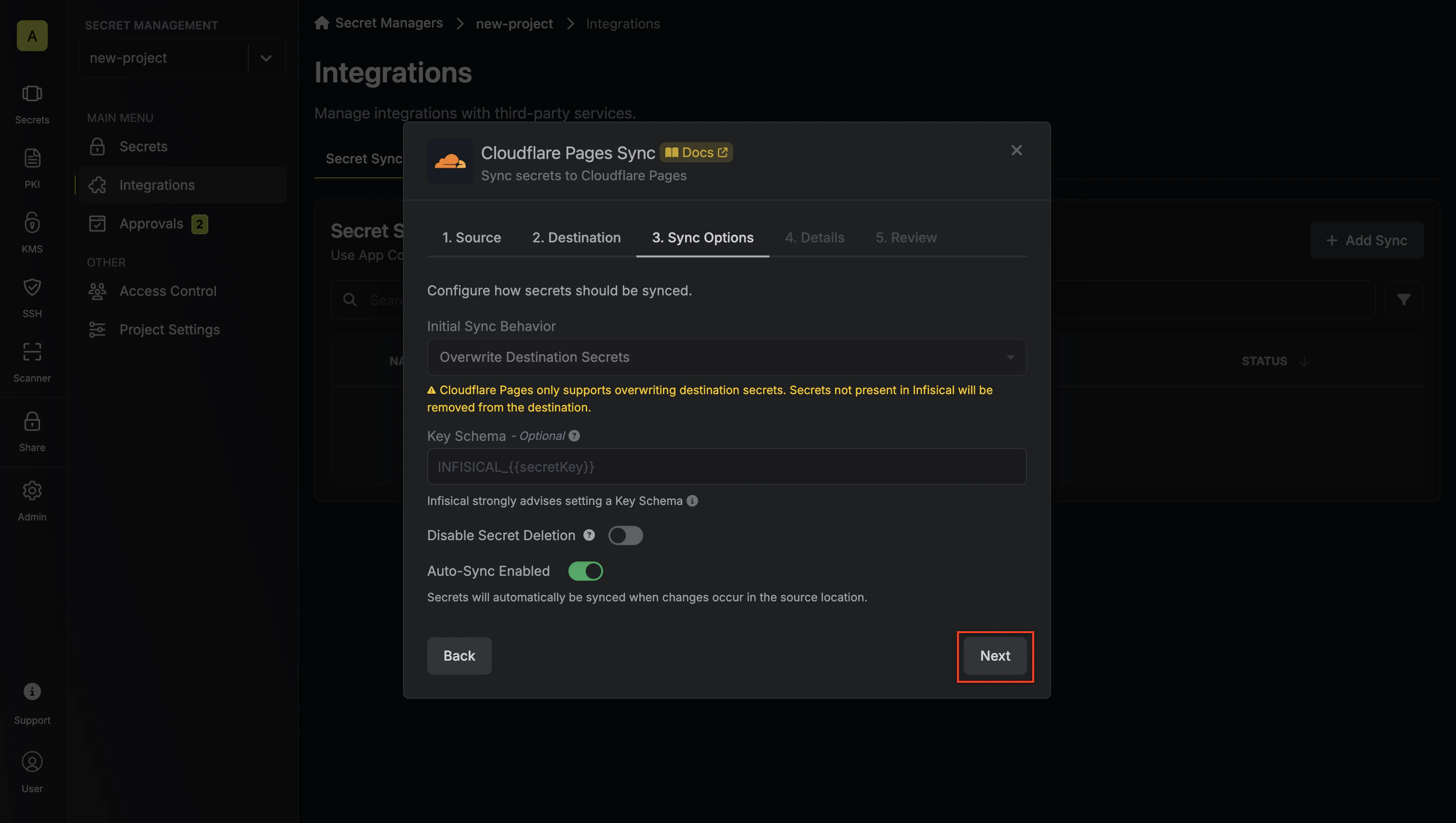 Configure Options