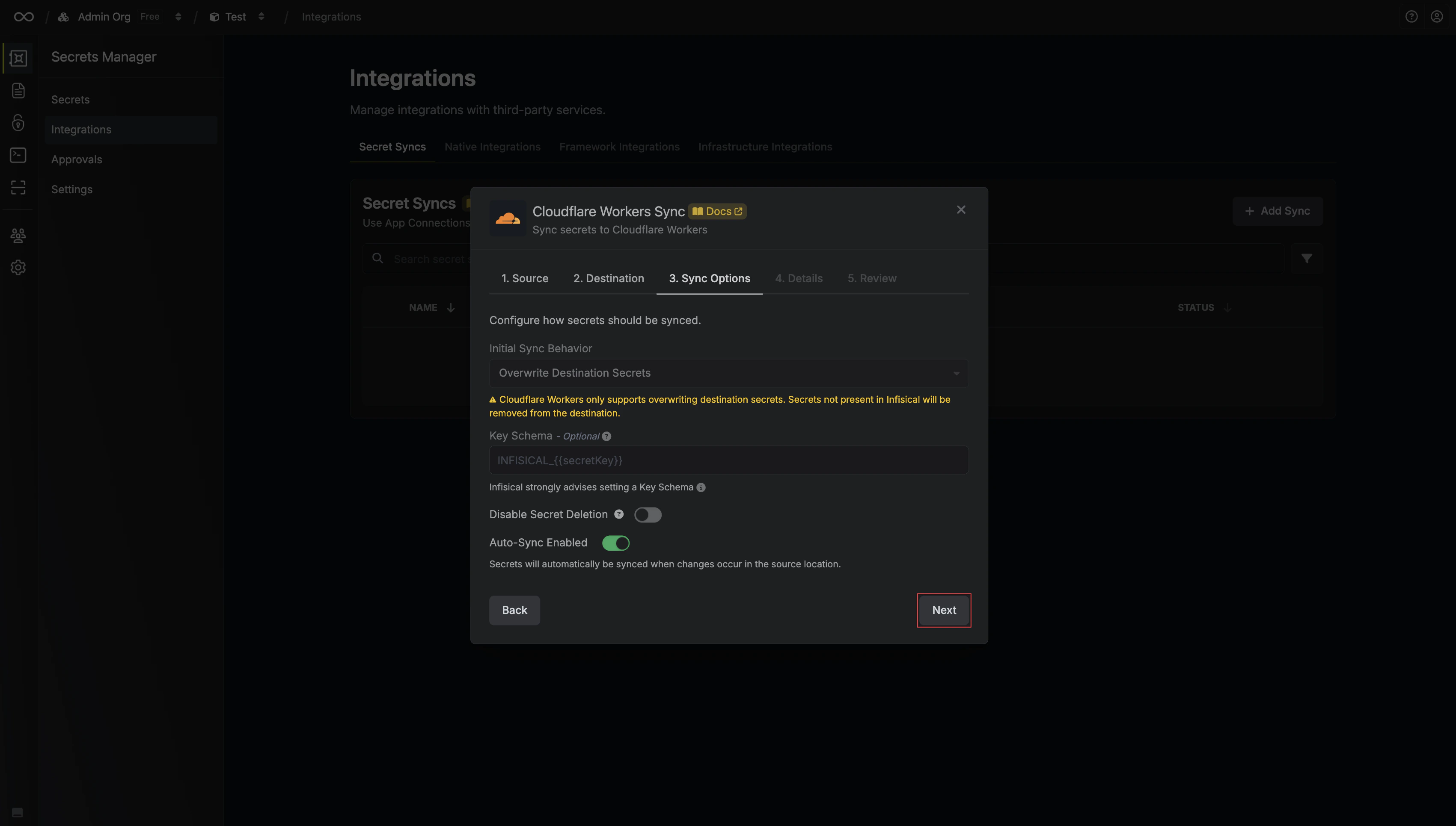 Configure Options