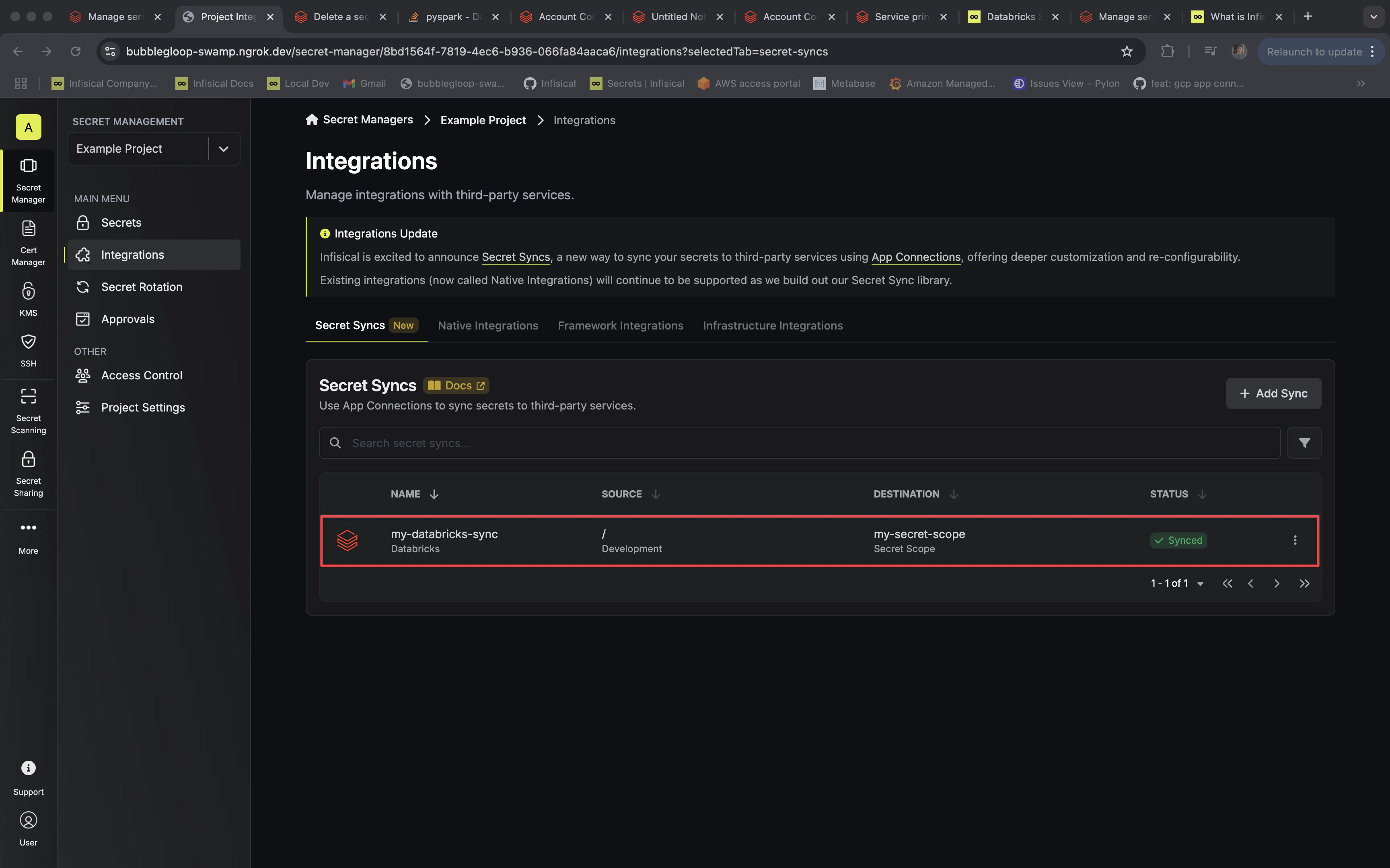 Sync Secrets
