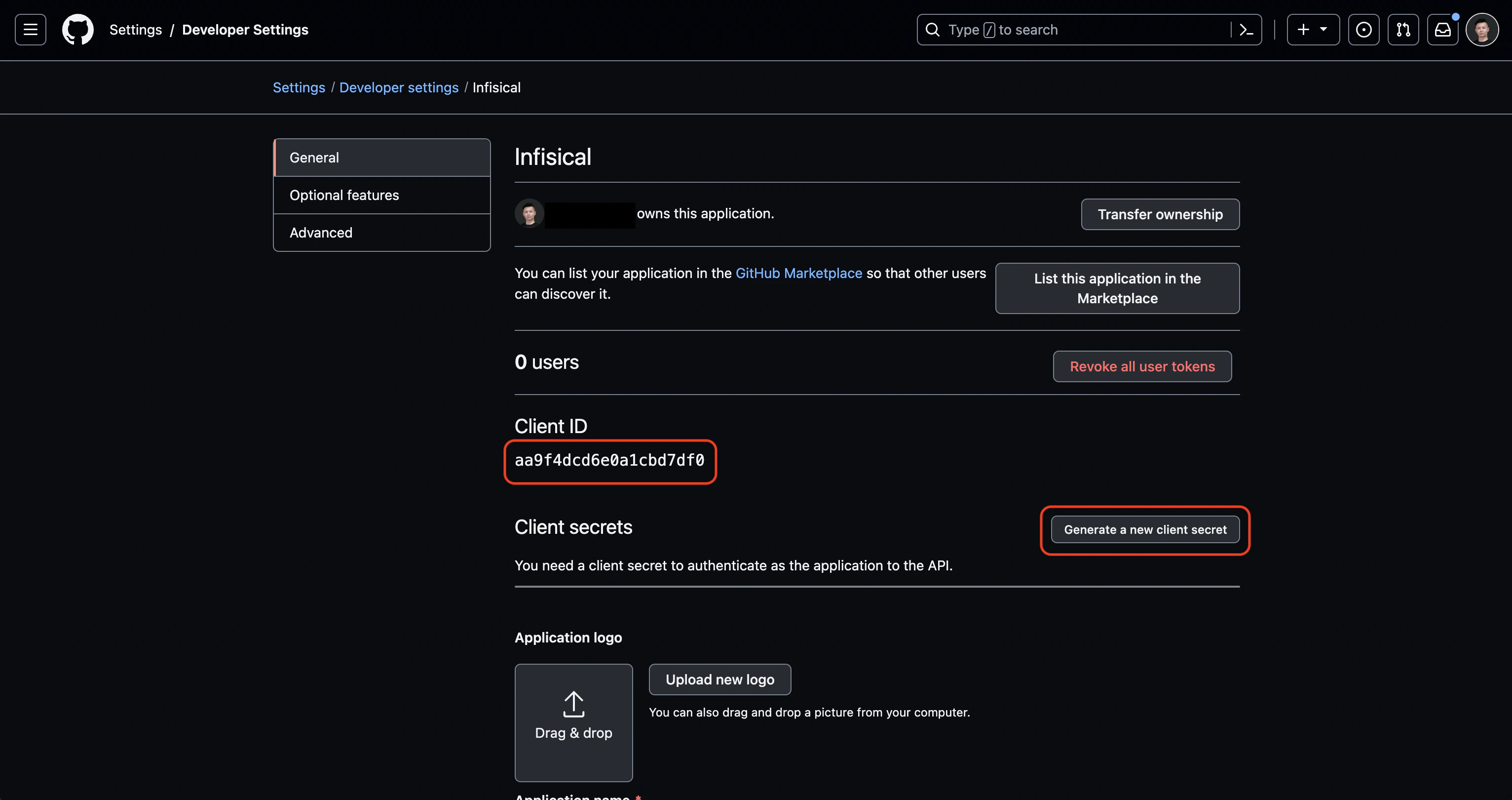integrations github config