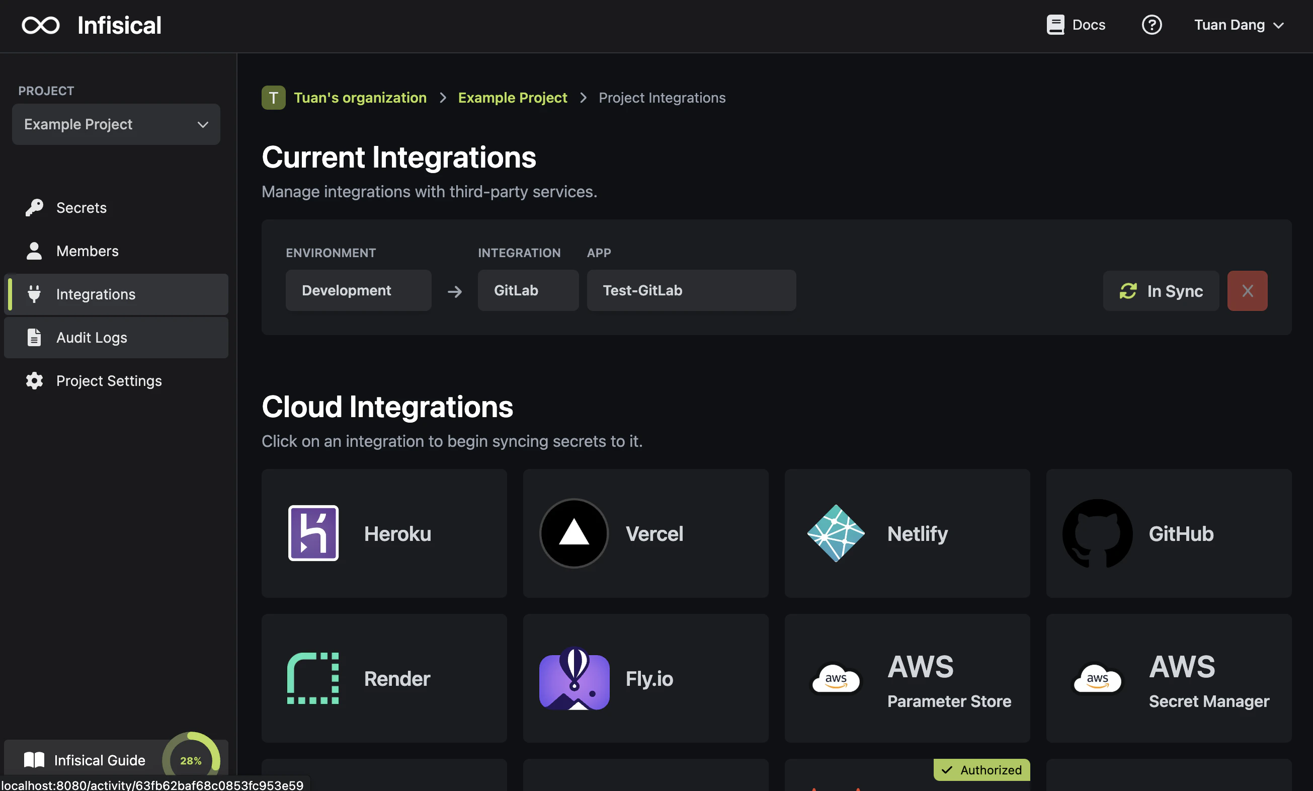integrations gitlab
