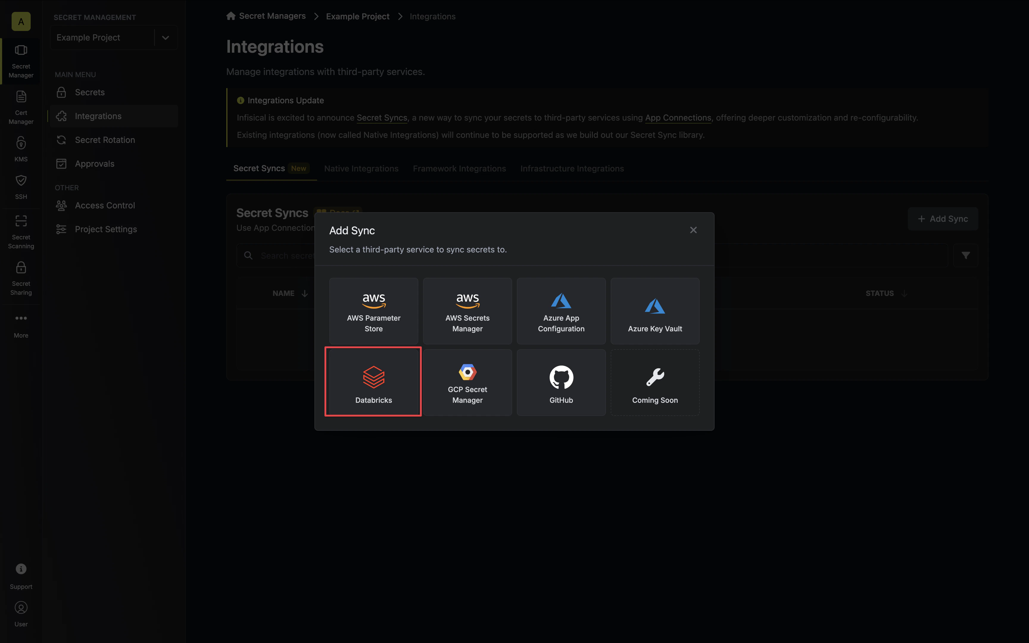 Select Databricks