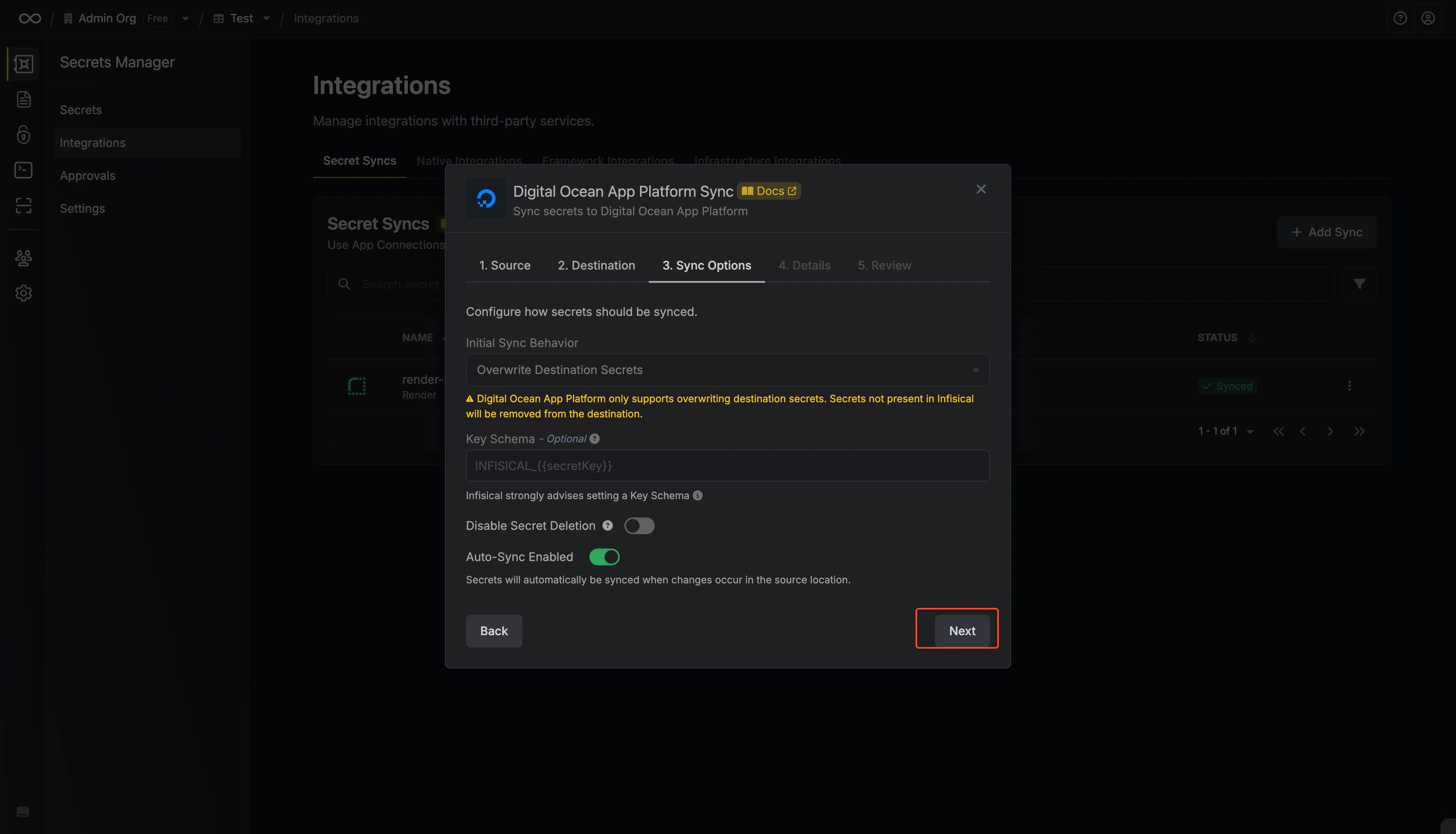 Configure Options