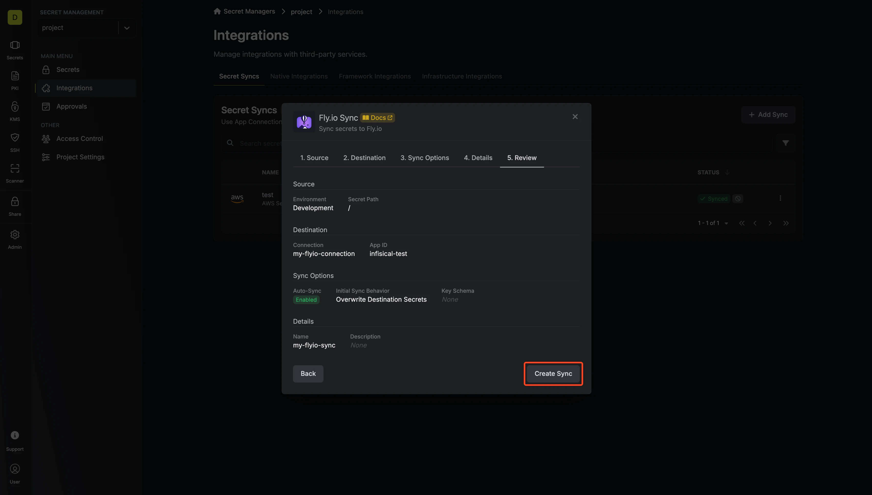 Review Configuration