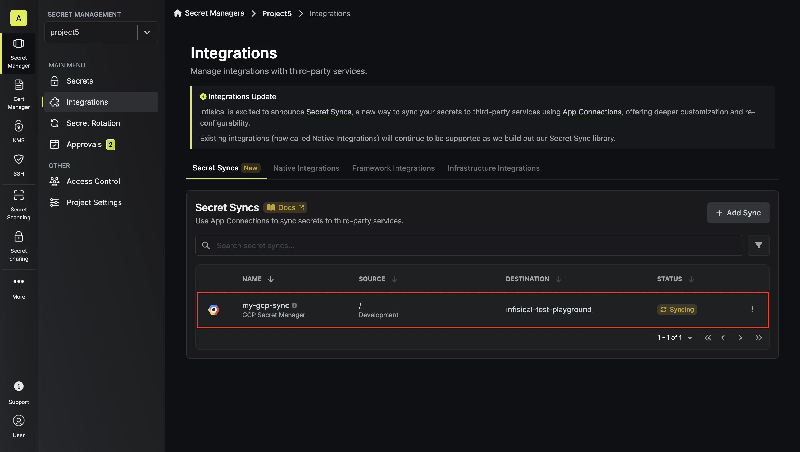 Sync Secrets