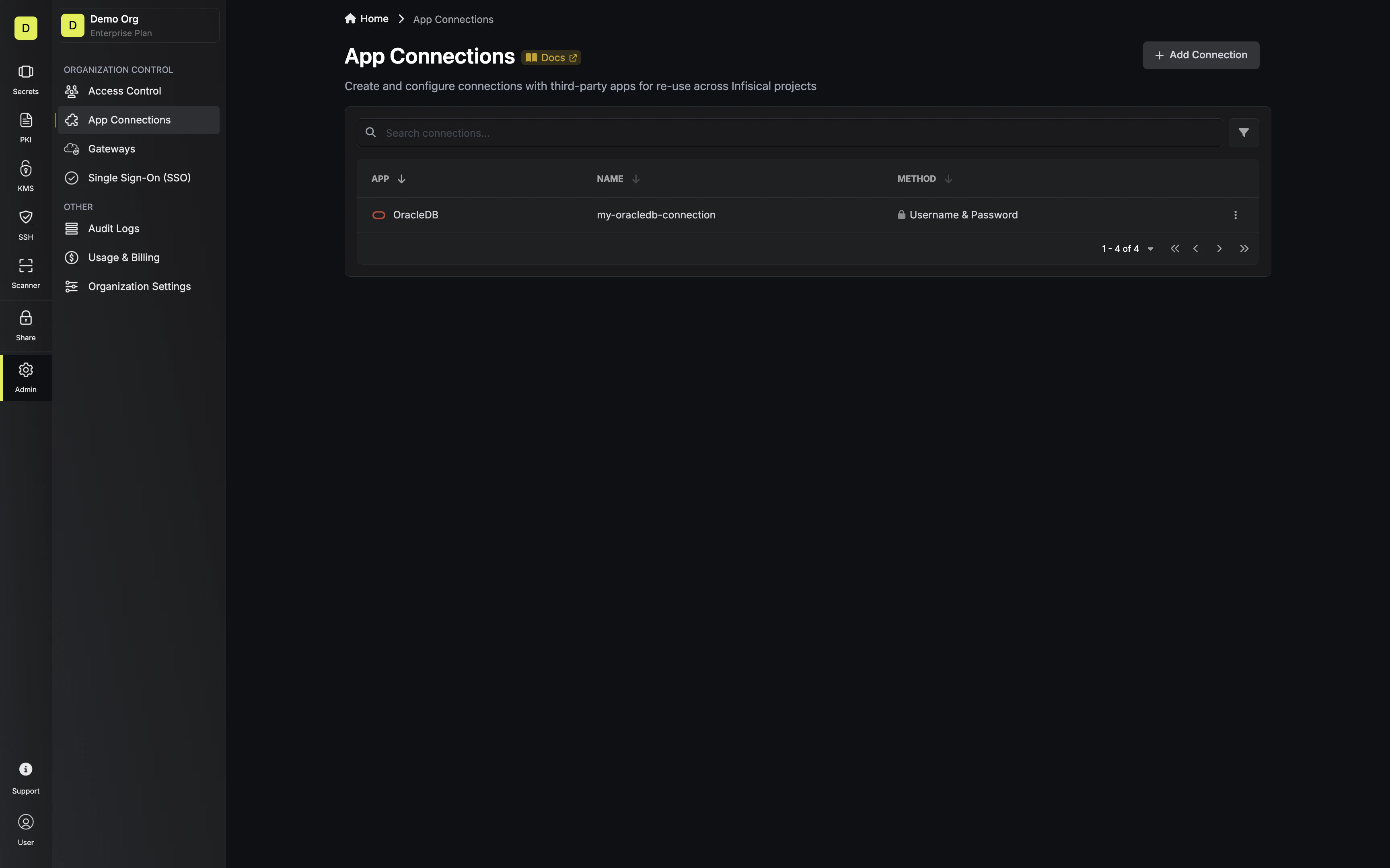 Assume User OracleDB Connection
