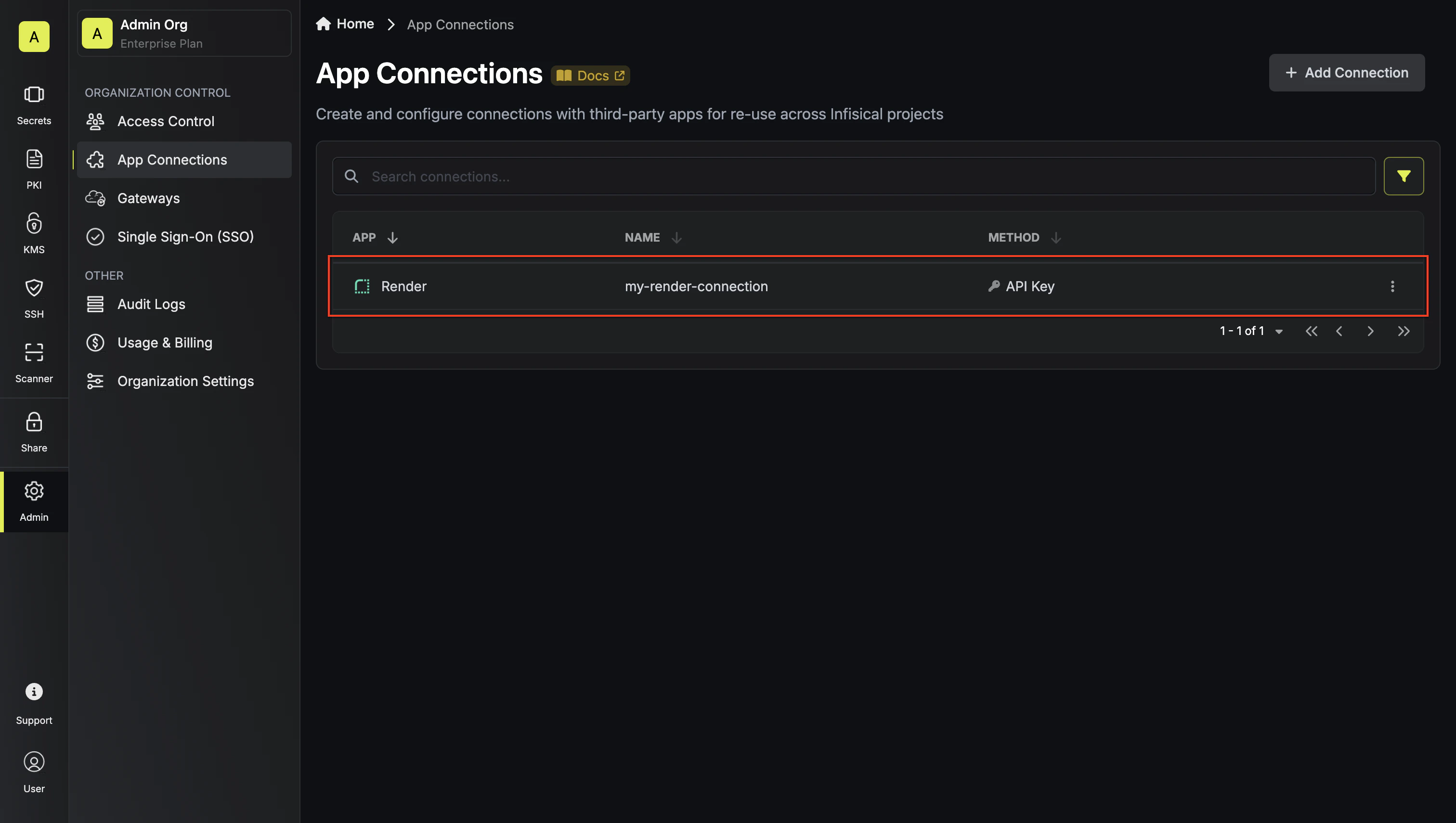 Render Connection
Created