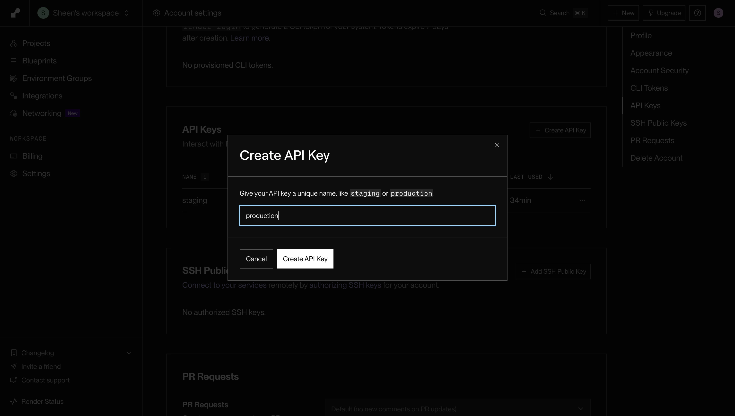 Name API
Key