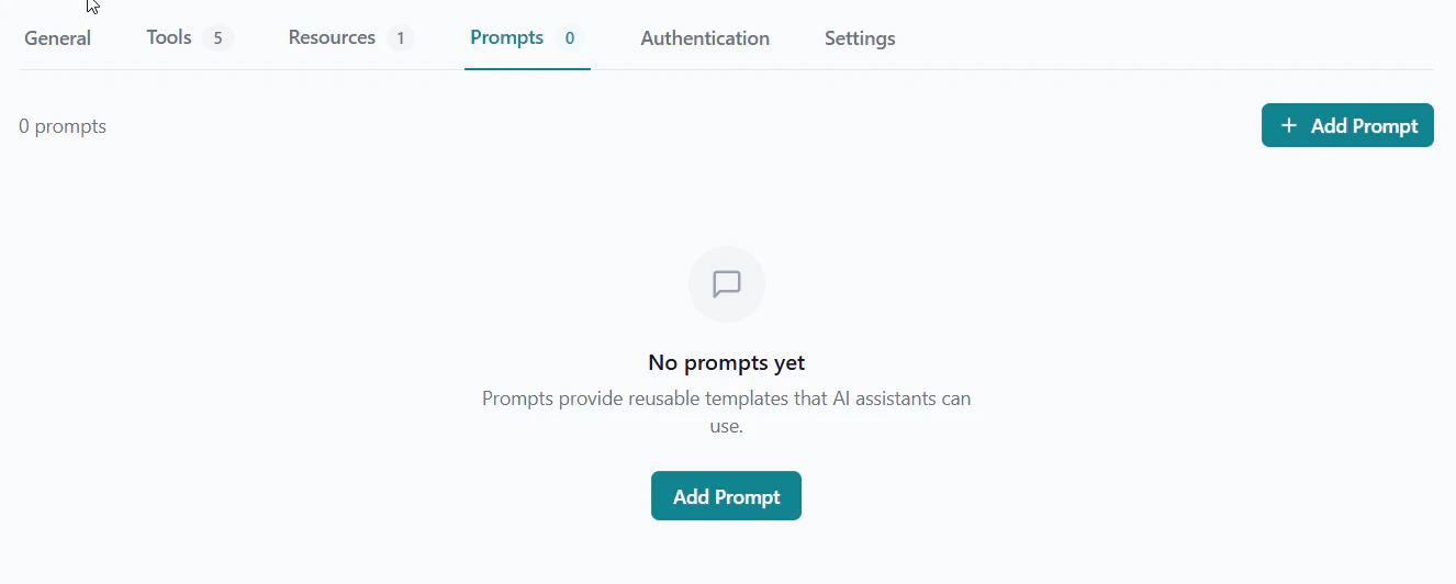 Add Prompt