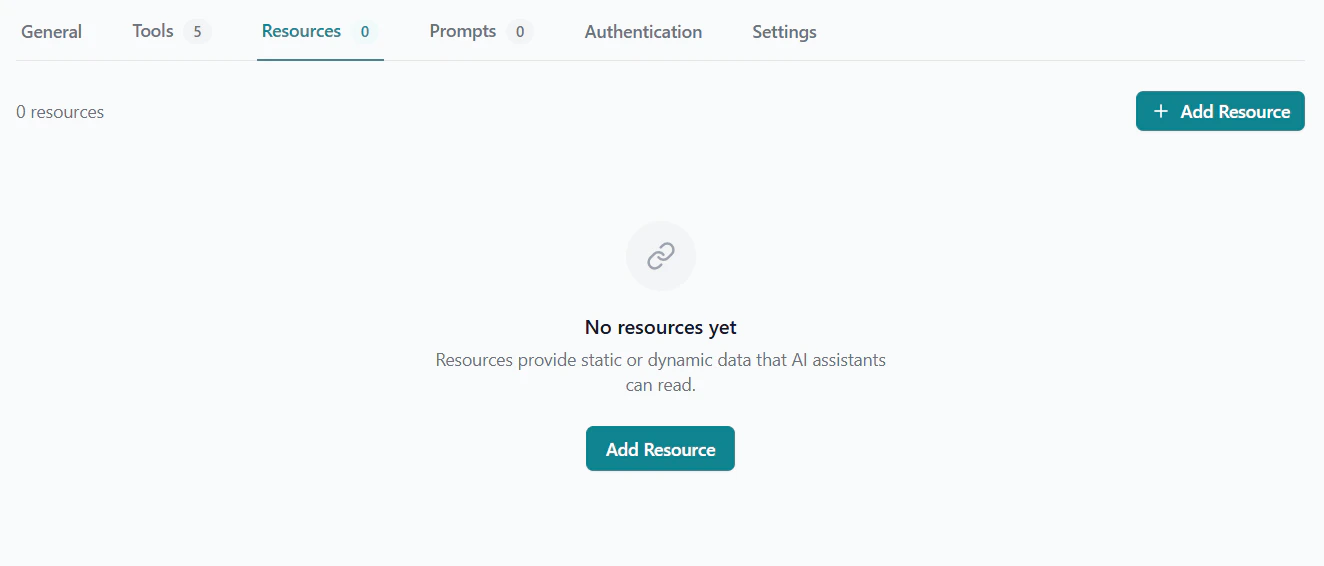 Add Resource