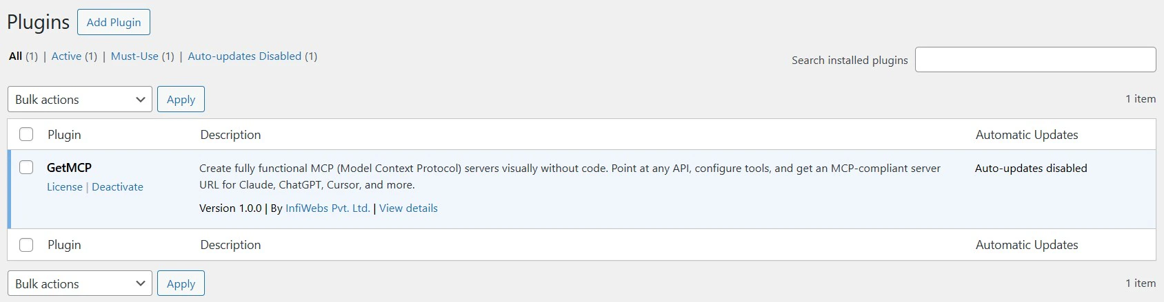 Installing GetMCP