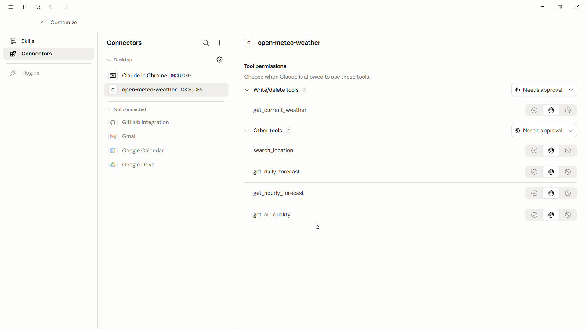 GetMCP Server Connected to AI Client