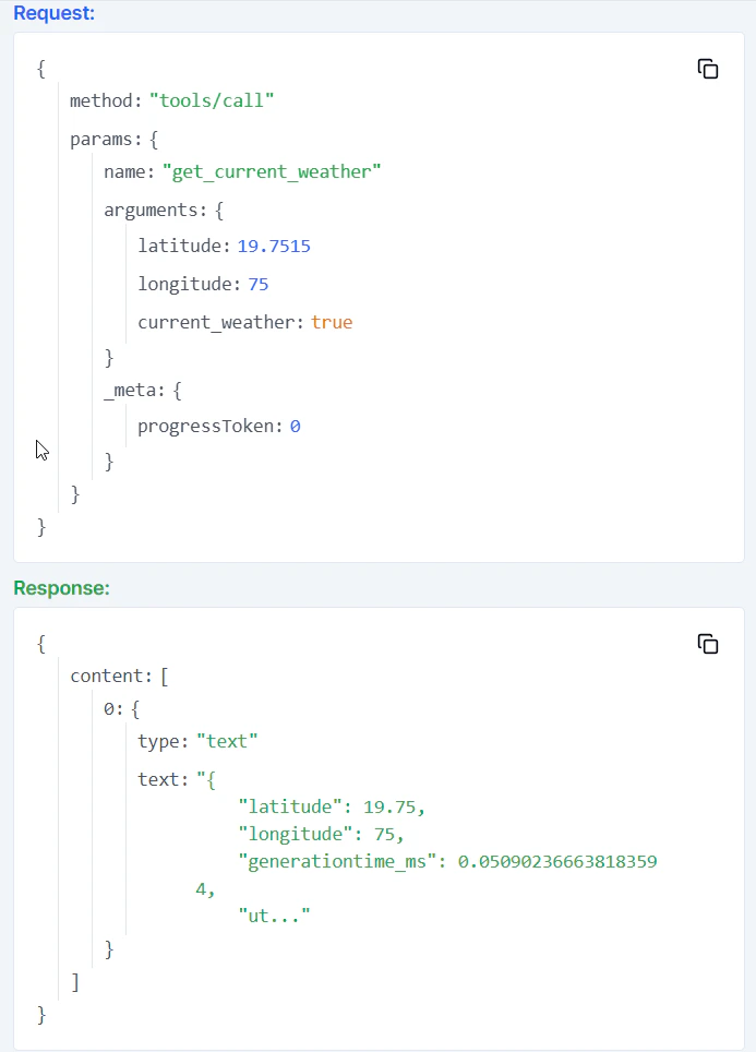 Tool call response — placeholder