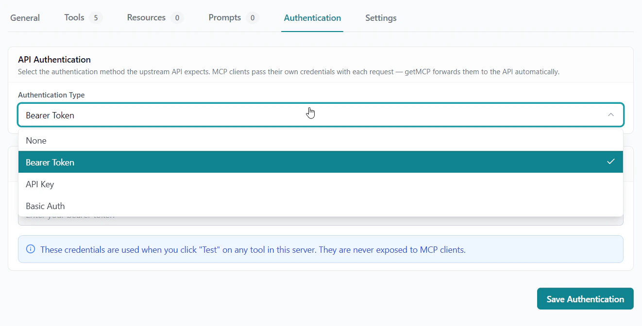 WooCommerce auth configuration