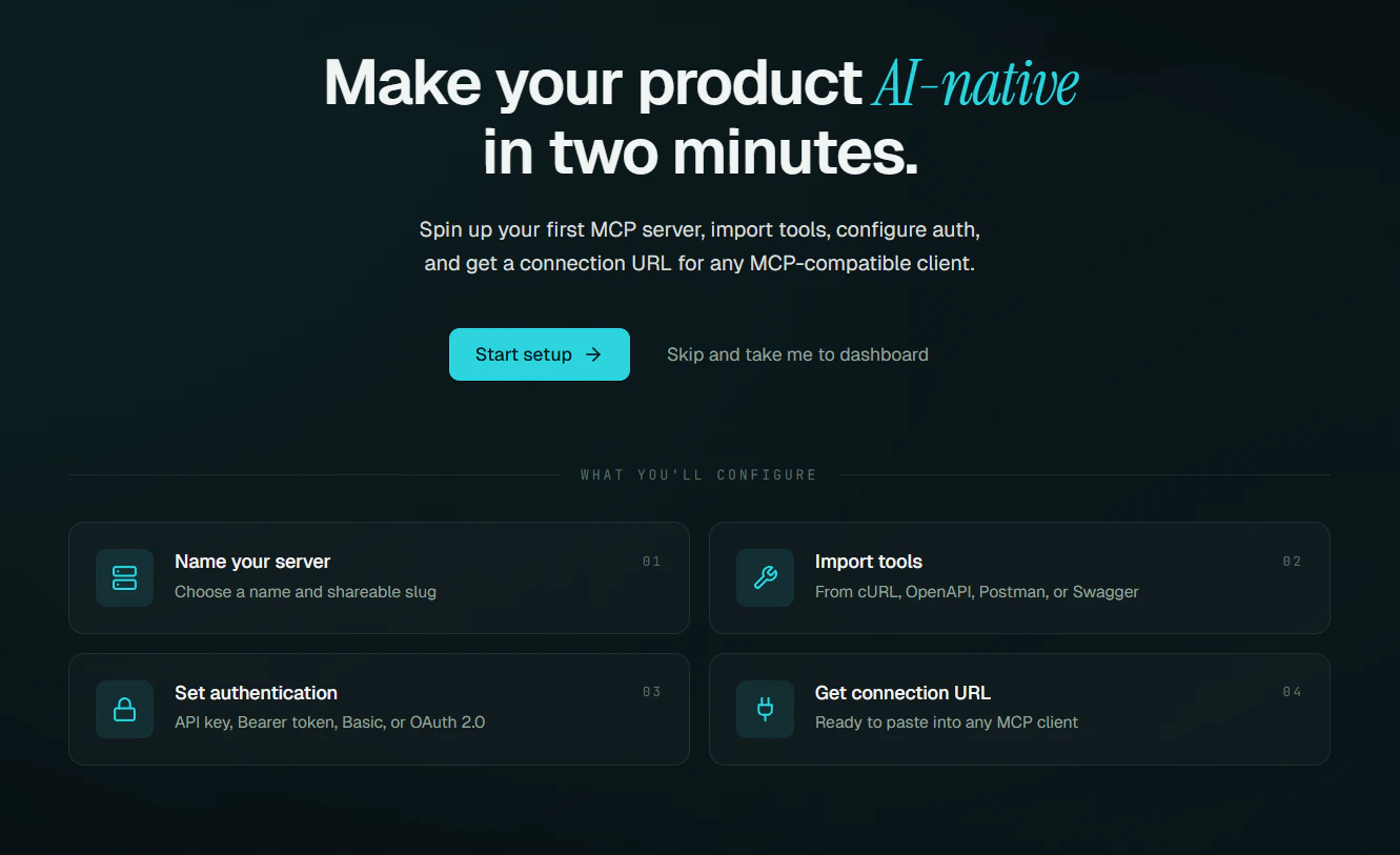 GetMCP Onboarding Wizard