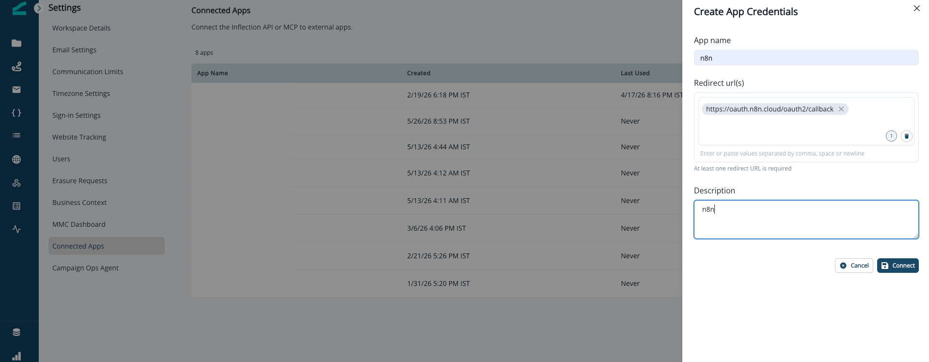 n8n HTTP request node configuration