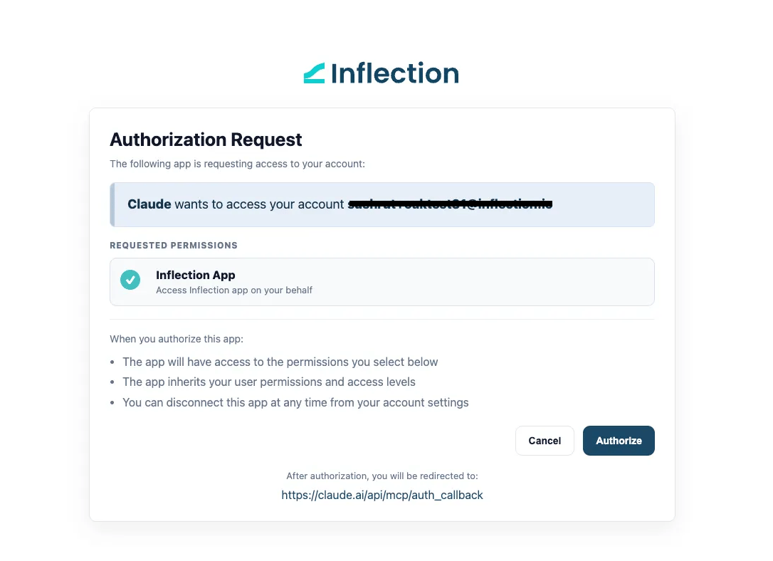 Consent screen showing the Authorize button
