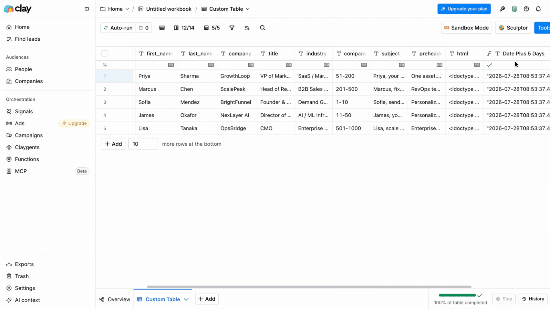 Adding an HTTP API Account in Clay with the Authorization header