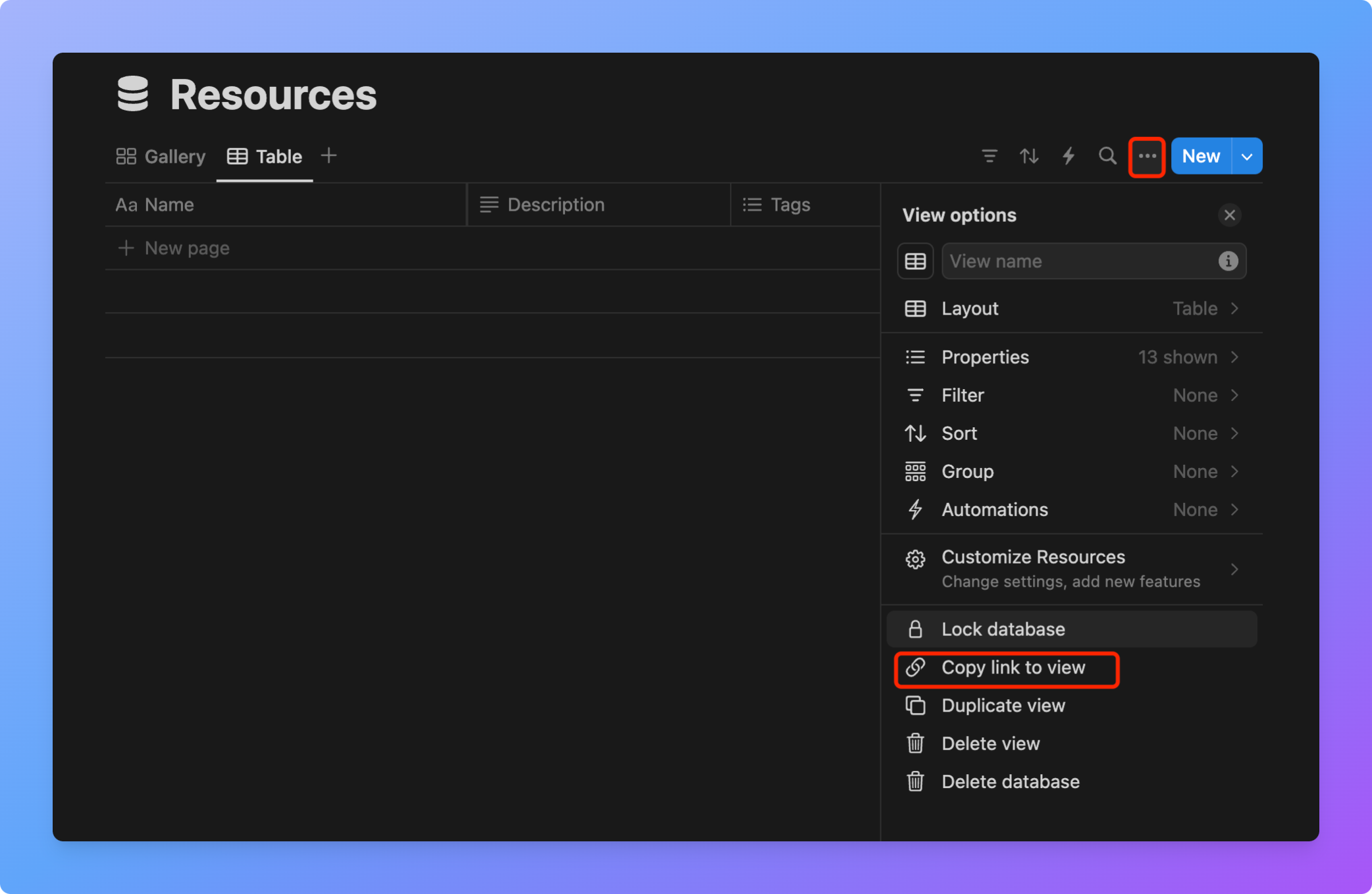 notion getdatabaseid