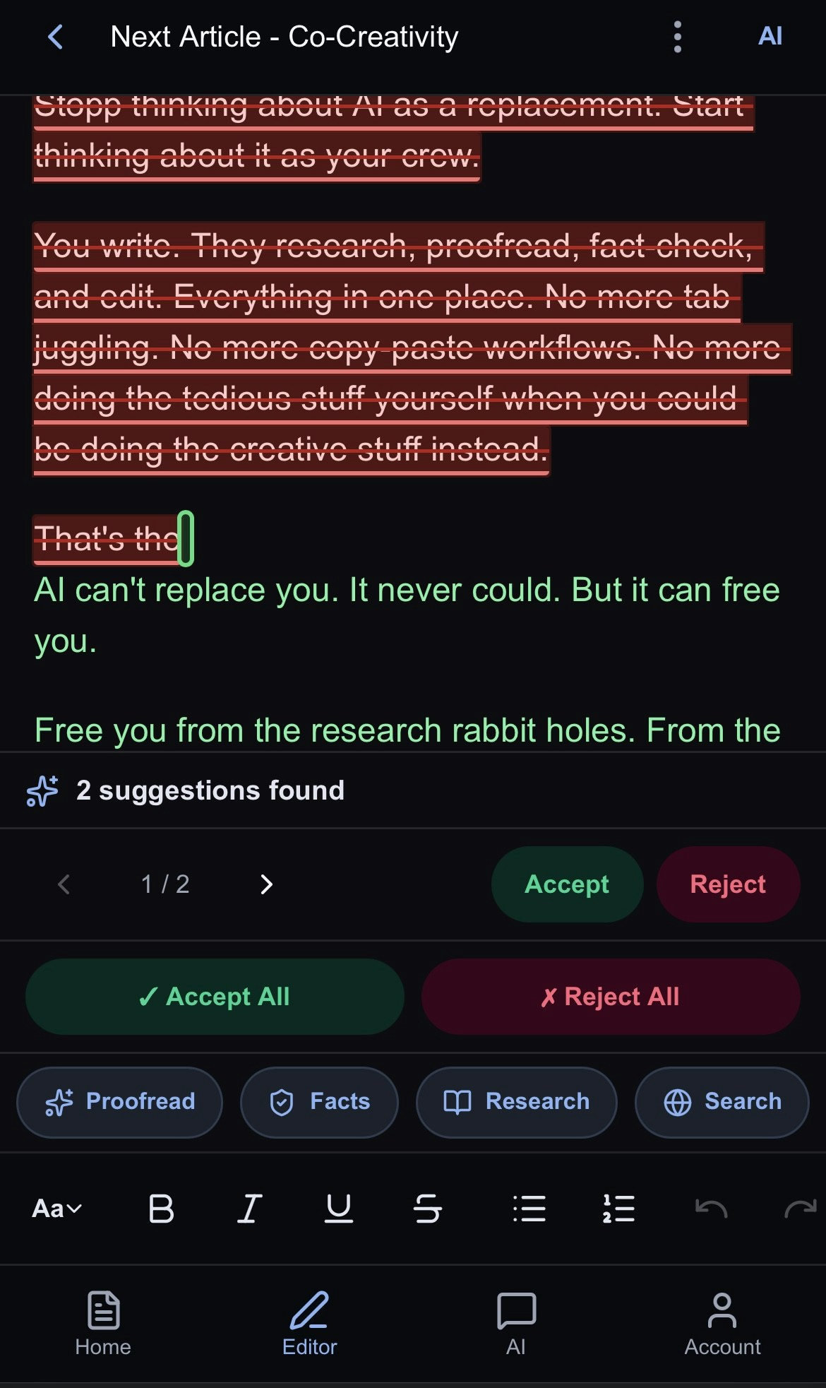 Assistantsuggestions