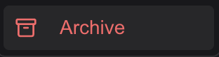 Archive option in menu