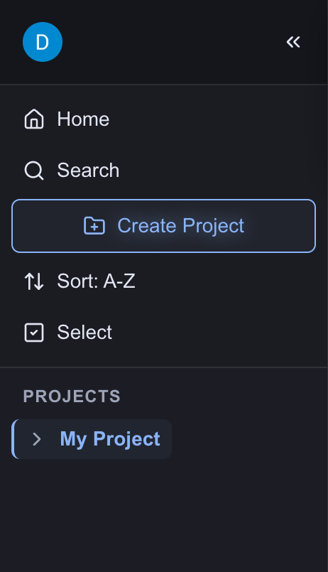 Project Sidebar