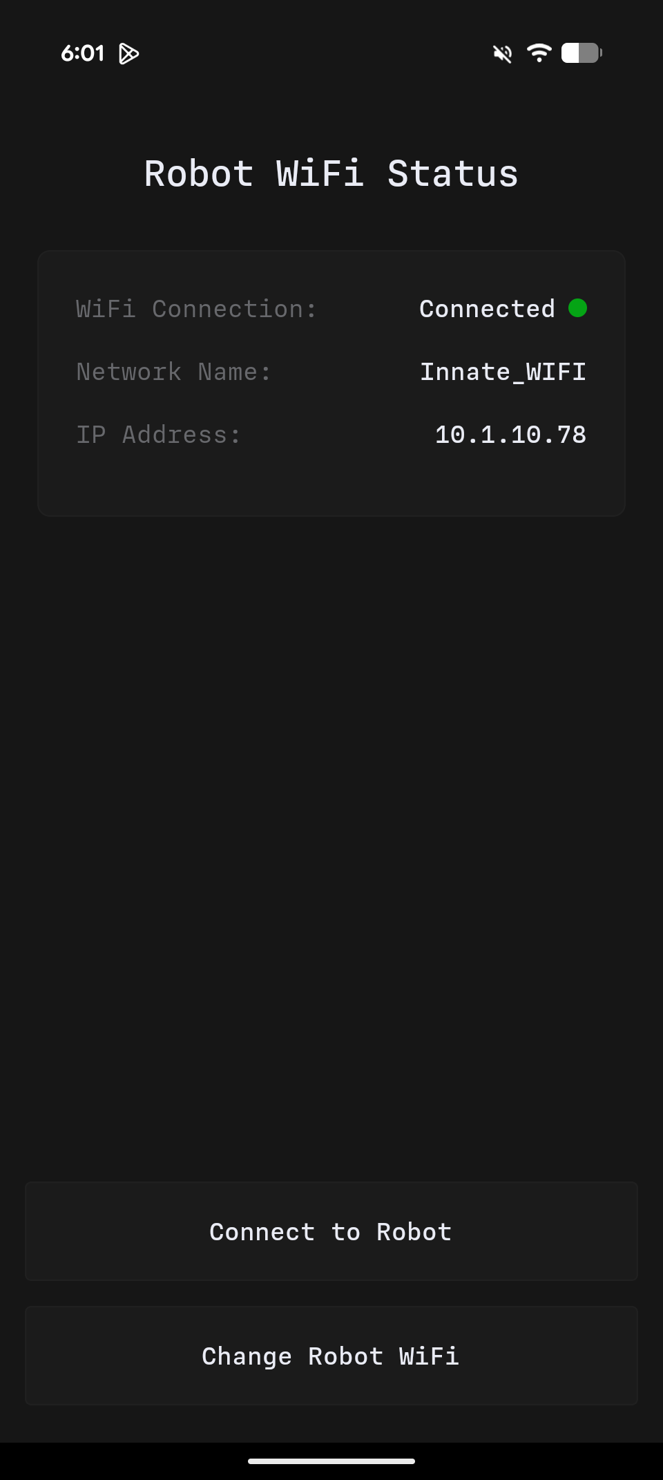 Wi-Fi selection step