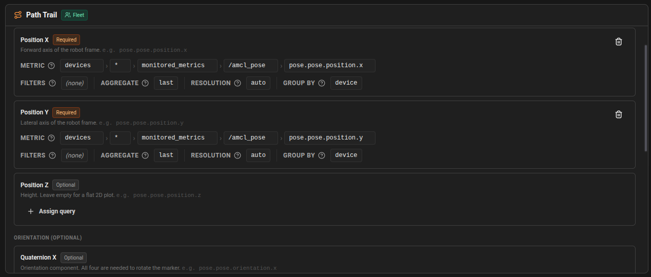 3D slot query builder screenshot