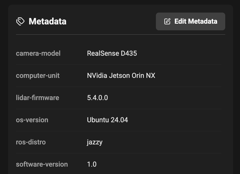 Device Metadata