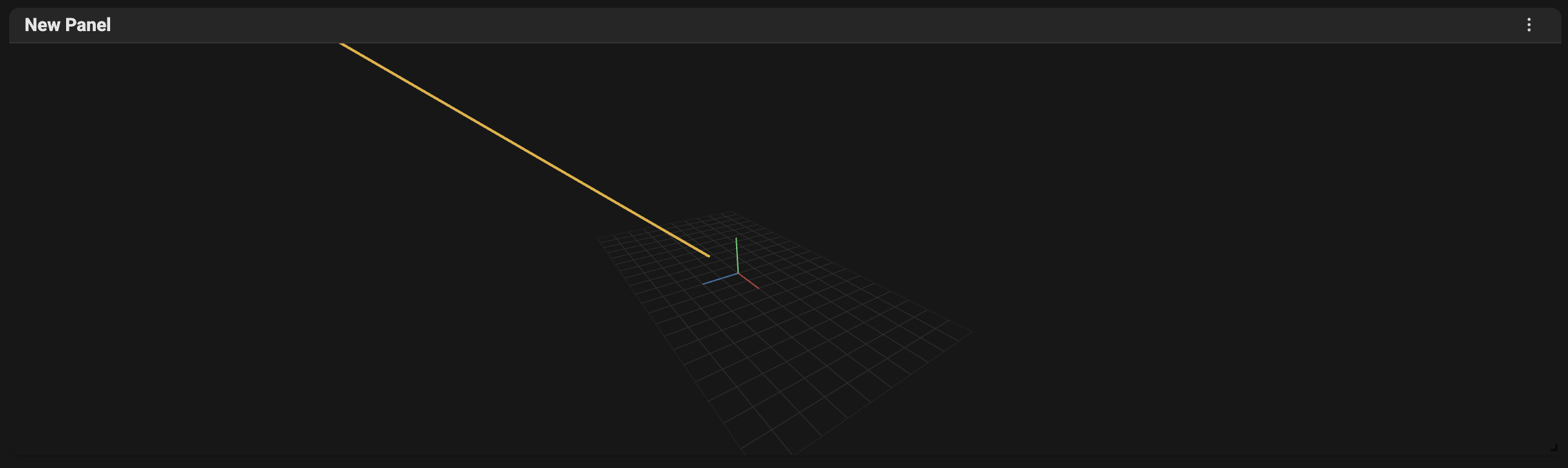 3D scene panel screenshot