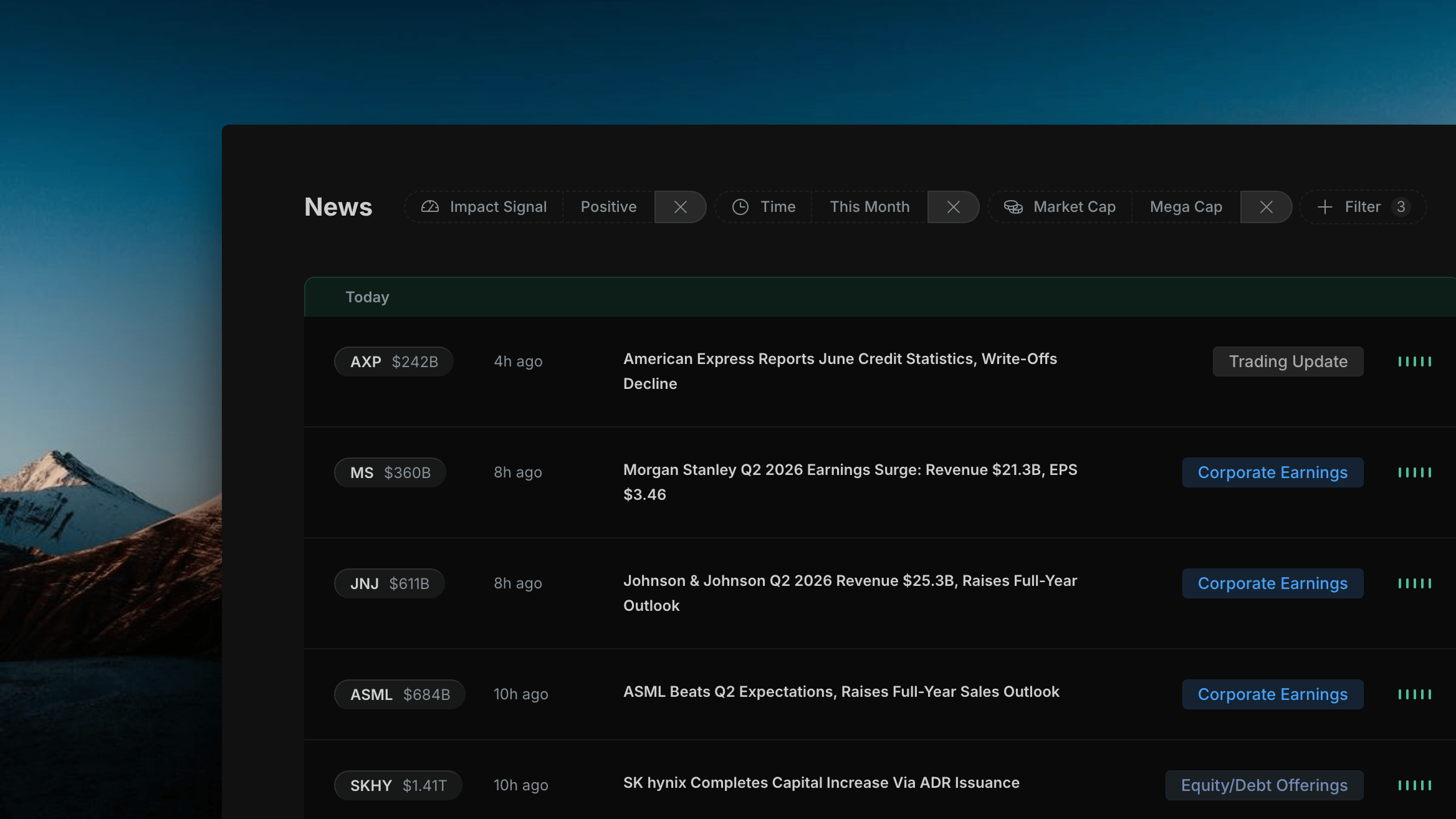 Insighthread multiple filters active