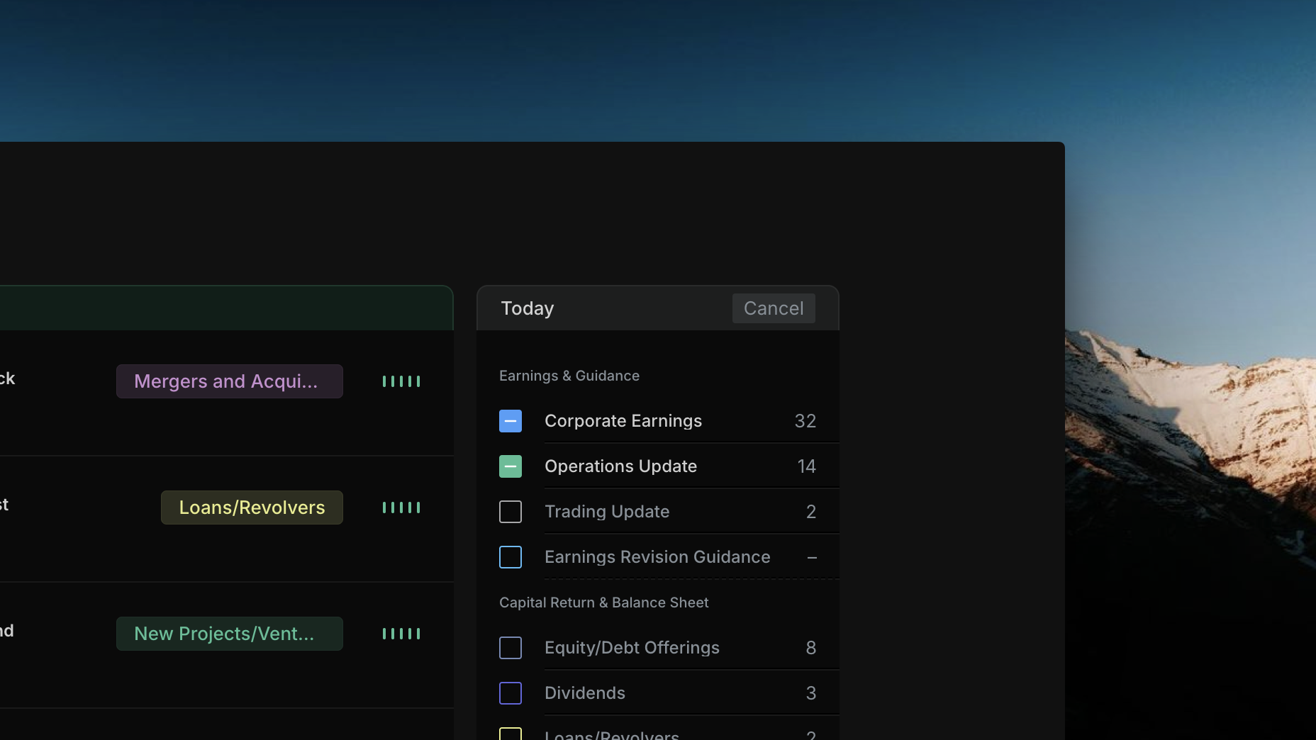 Insighthread category double-click filter