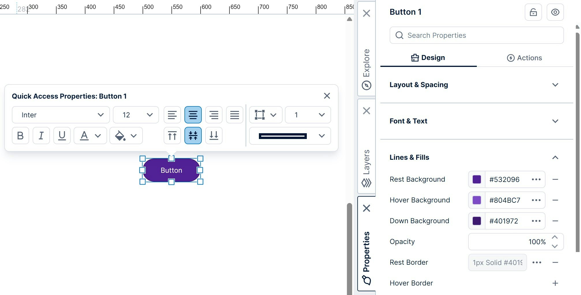 Change button appearance Change button appearance