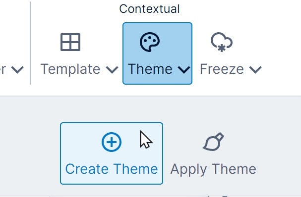 Click Create Theme Click Create Theme