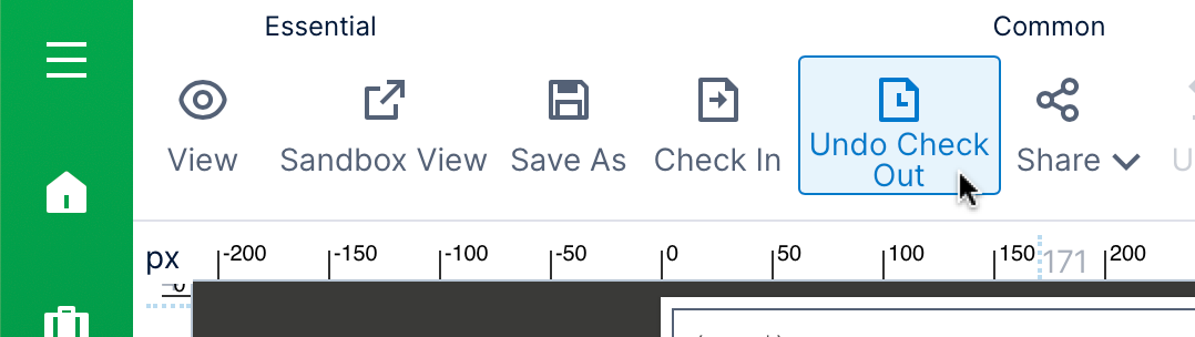 Undo a check out Undo a check out
