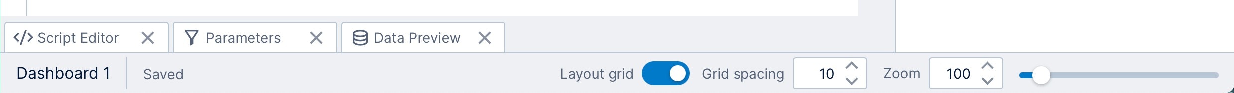 Status bar
