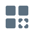 select to control the locking and unlocking of widgets on the canvas
