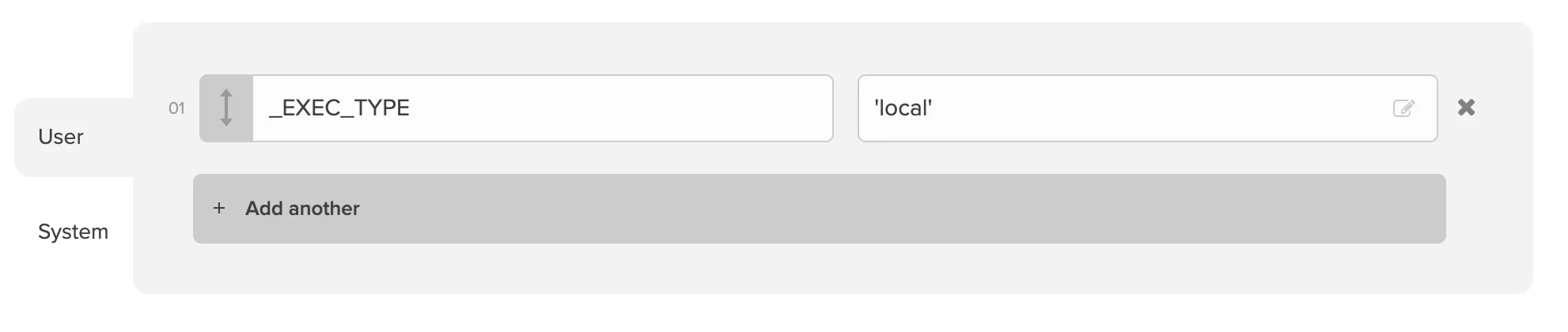 Package variable _EXEC_TYPE set to local for single-threaded sorting