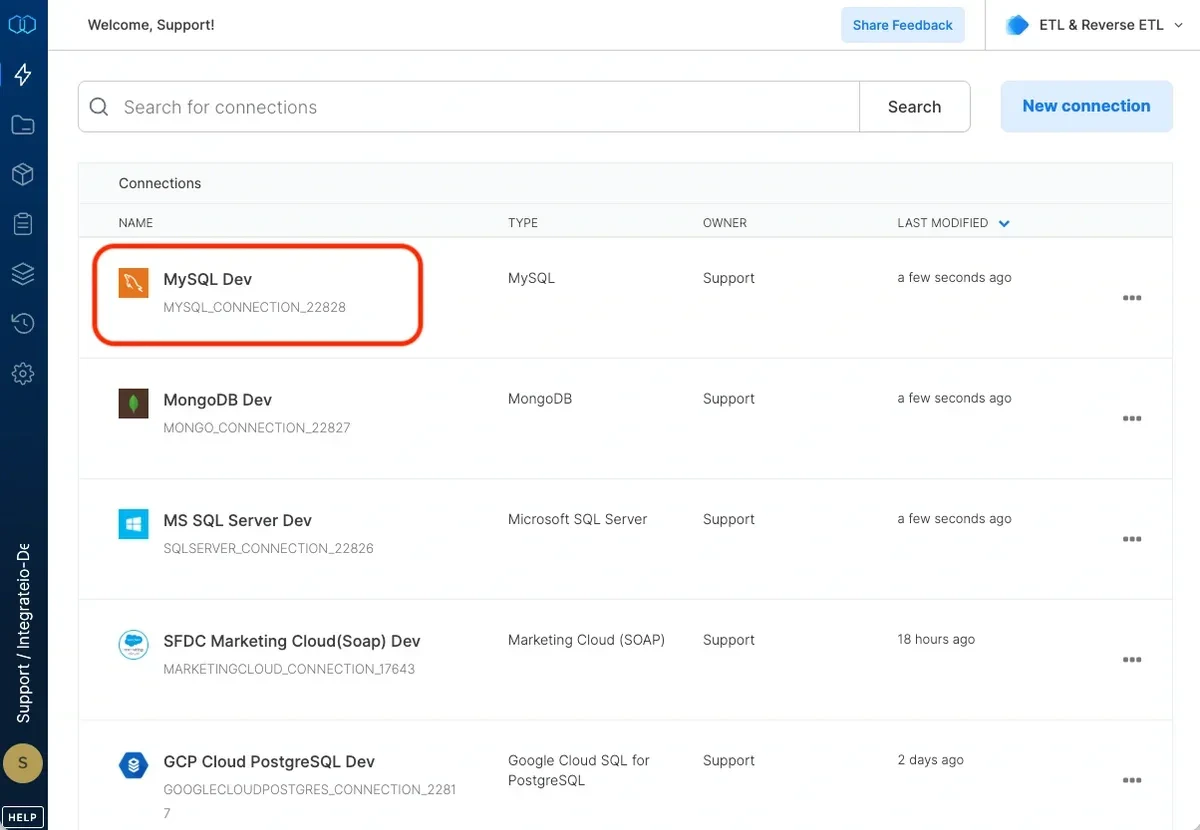Successful MySQL connection test confirmation