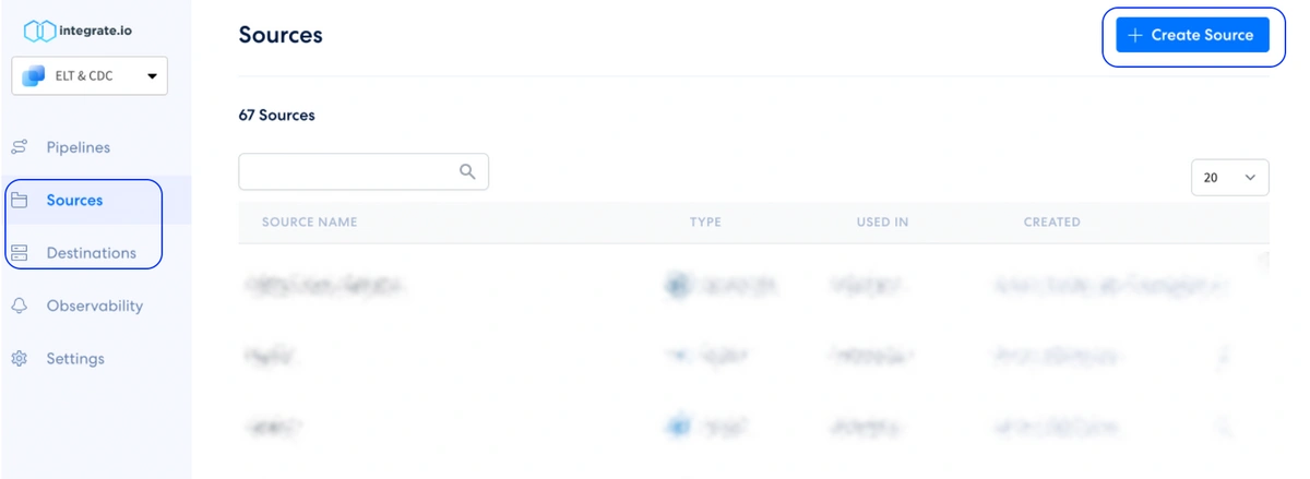 Supported data warehouse and database connections in Data Observability