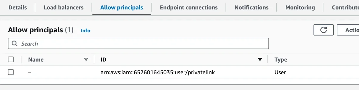 Adding the Integrate.io AWS Account ID to the allowed principals