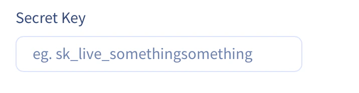 Stripe secret key revealed in the Developers section