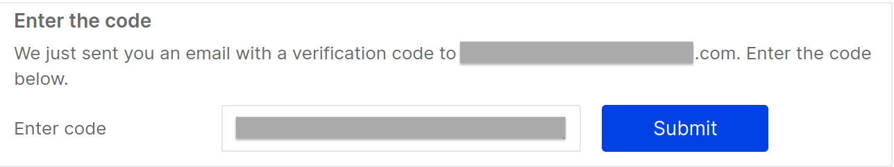 Yotpo verification code entry field after email confirmation