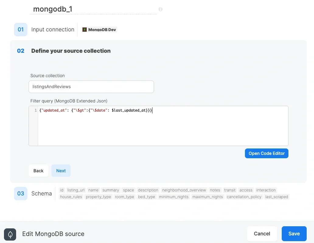 Filter query with date variable for incremental loading