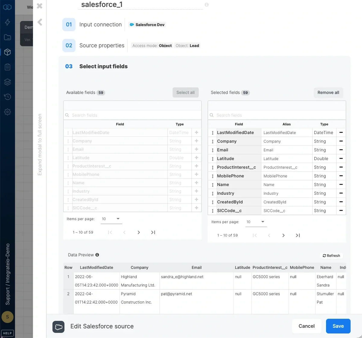 Variable expression with CASE and COALESCE for incremental load