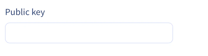 Braintree public key field in Keys and Configuration