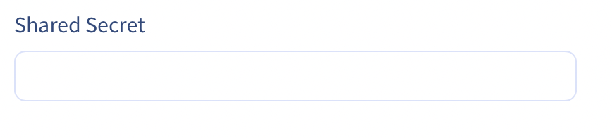 Cybersource API Key field