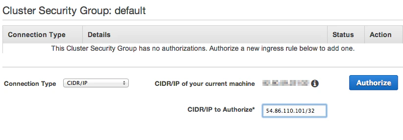 EC2-Classic Security Group with CIDR/IP authorization fields