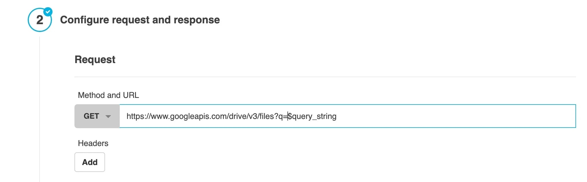 Google Drive API files endpoint URL configuration